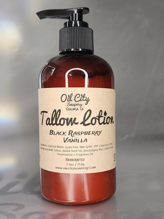 Black Raspberry Vanilla Tallow Lotion
