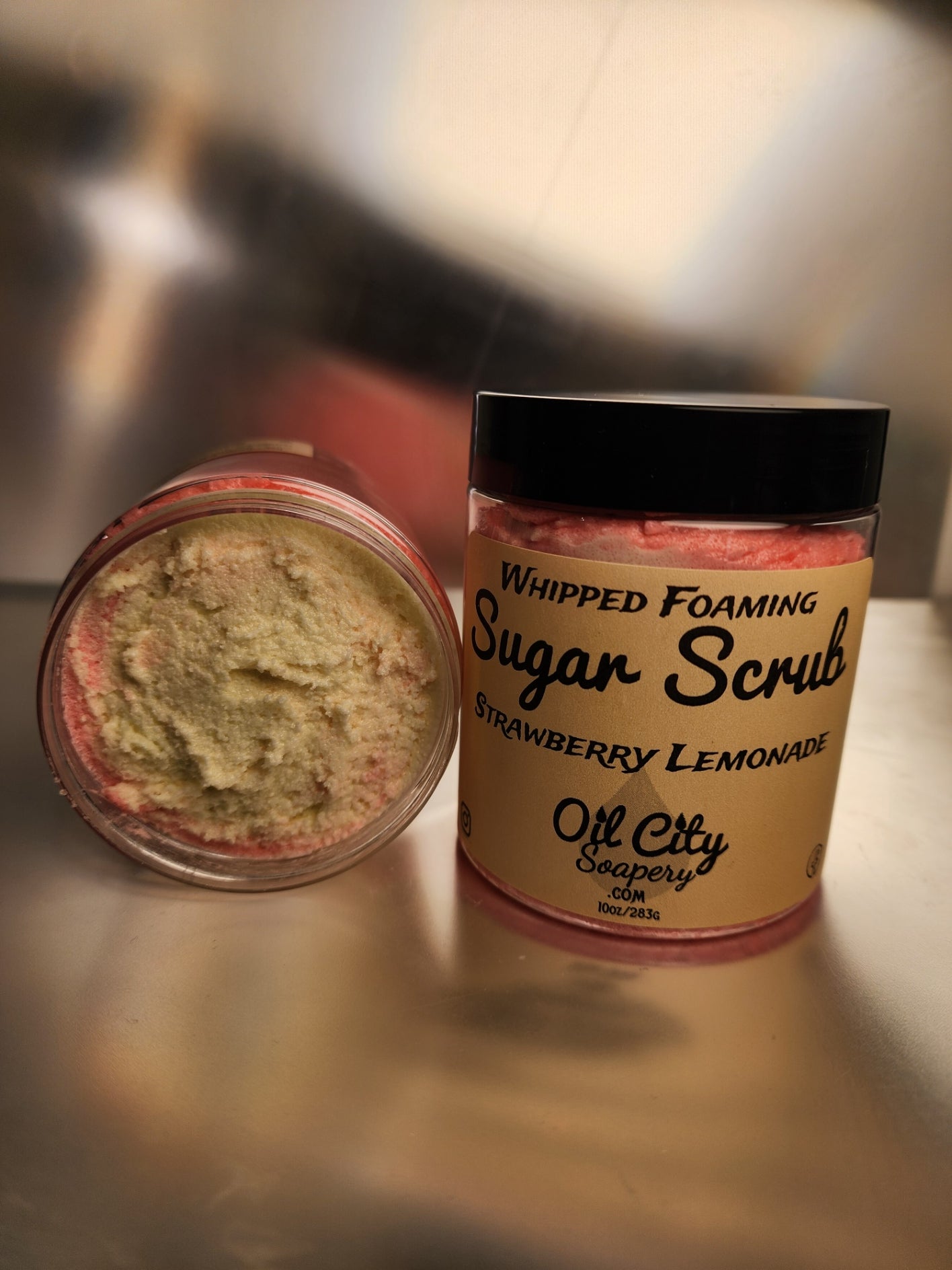 Strawberry Lemonade Sugar Scrub