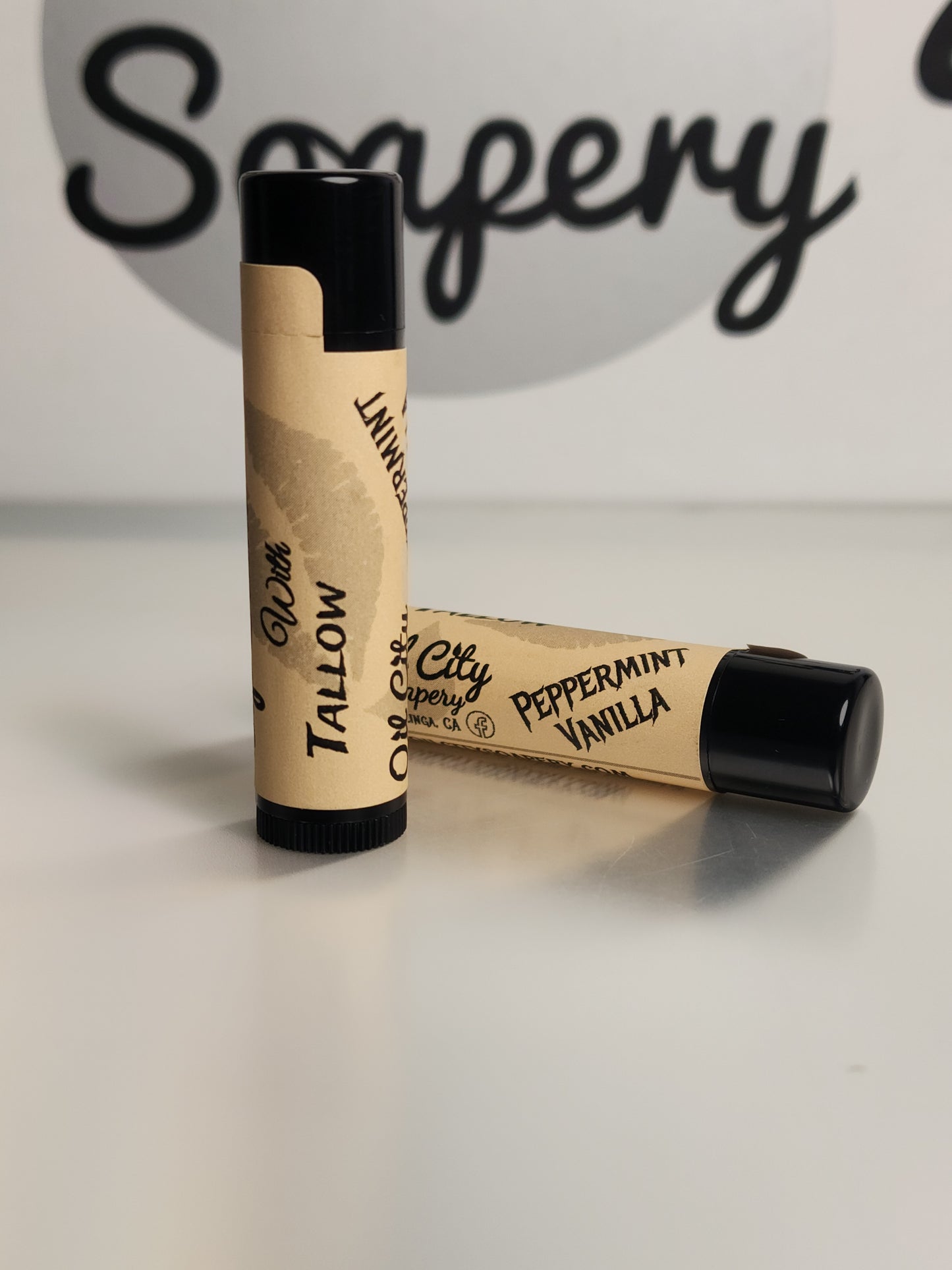 Peppermint Vanilla Tallow Lip Balm