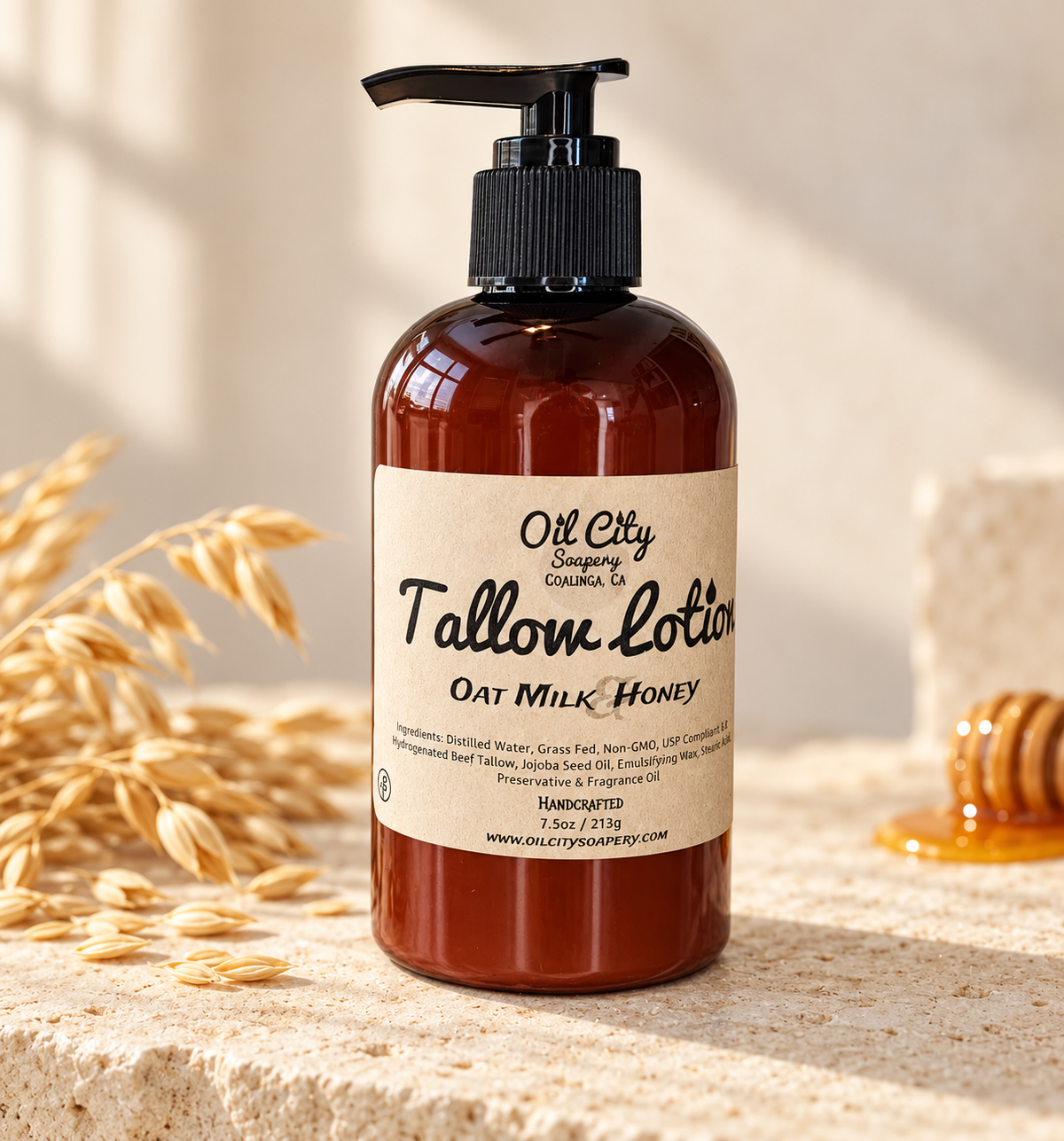 Oat Milk & Honey Tallow Lotion